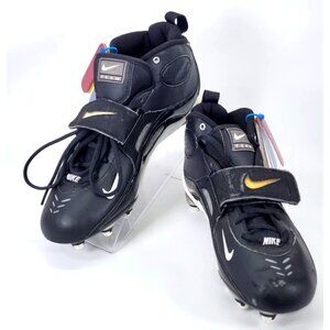 Nike Men's Black Mesh Textile Team  Football Cleats Size 8.5 1246